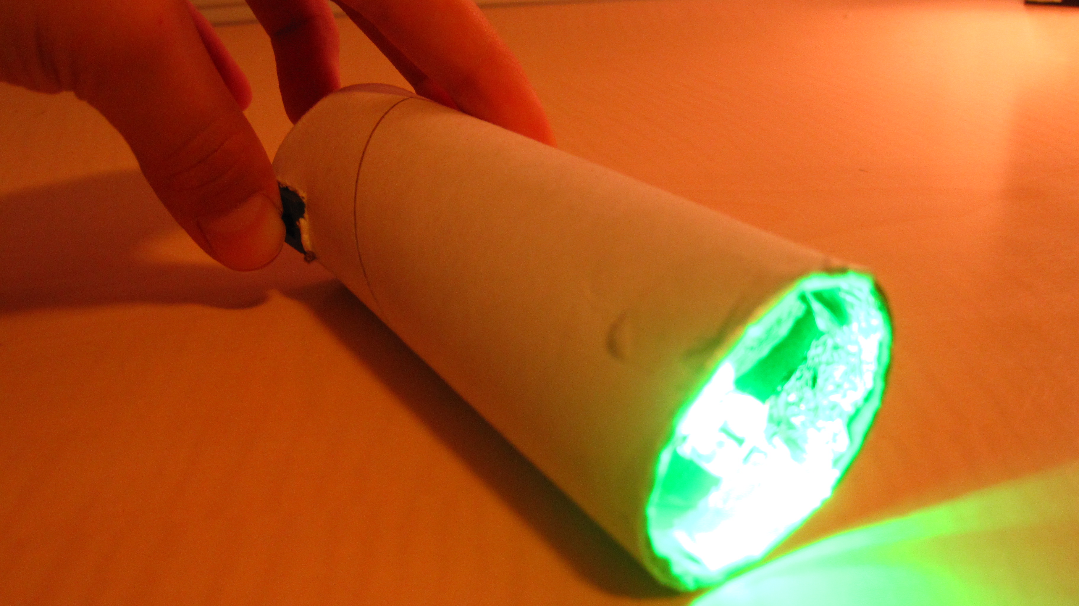 Green LED Flashlight