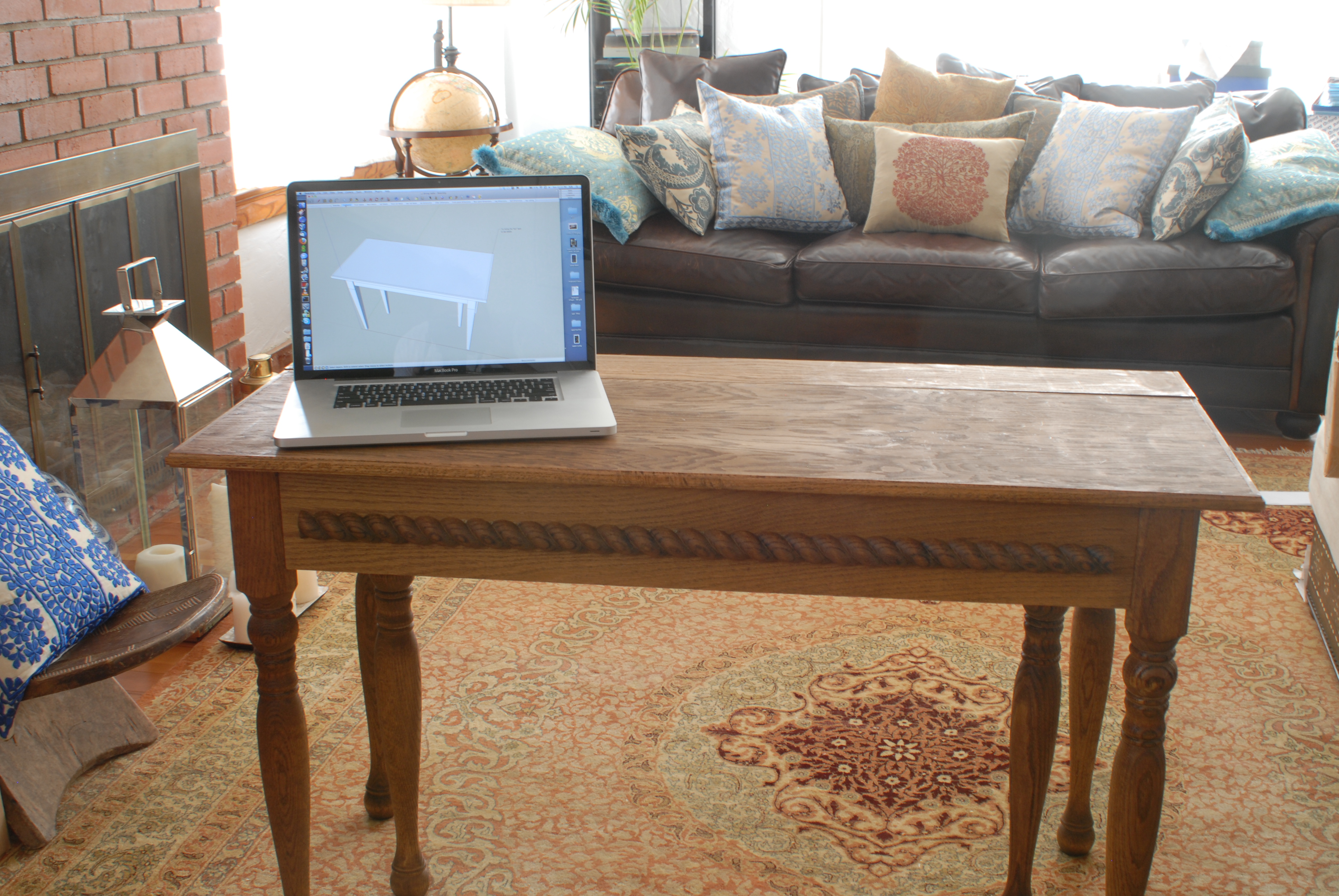 Expandable Formal Dining Table That Seats Ten and Fits in a Closet