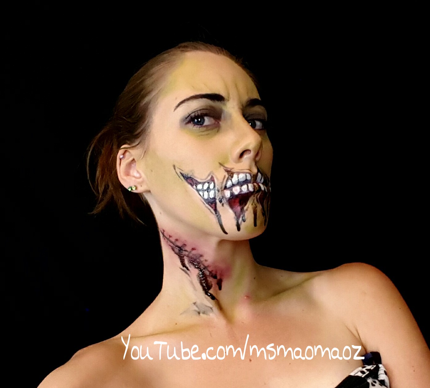 Cheap Wal-Mart Halloween Makeup - Zombie Edition! 