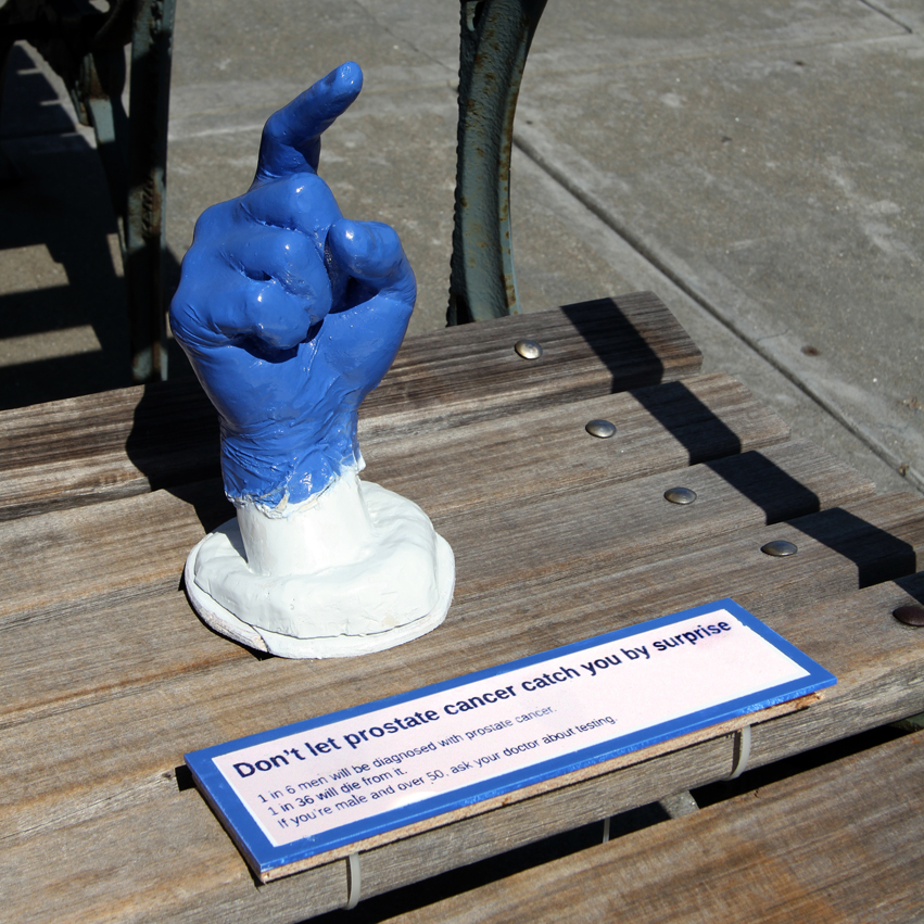 Prostate Cancer Awareness Sculpture