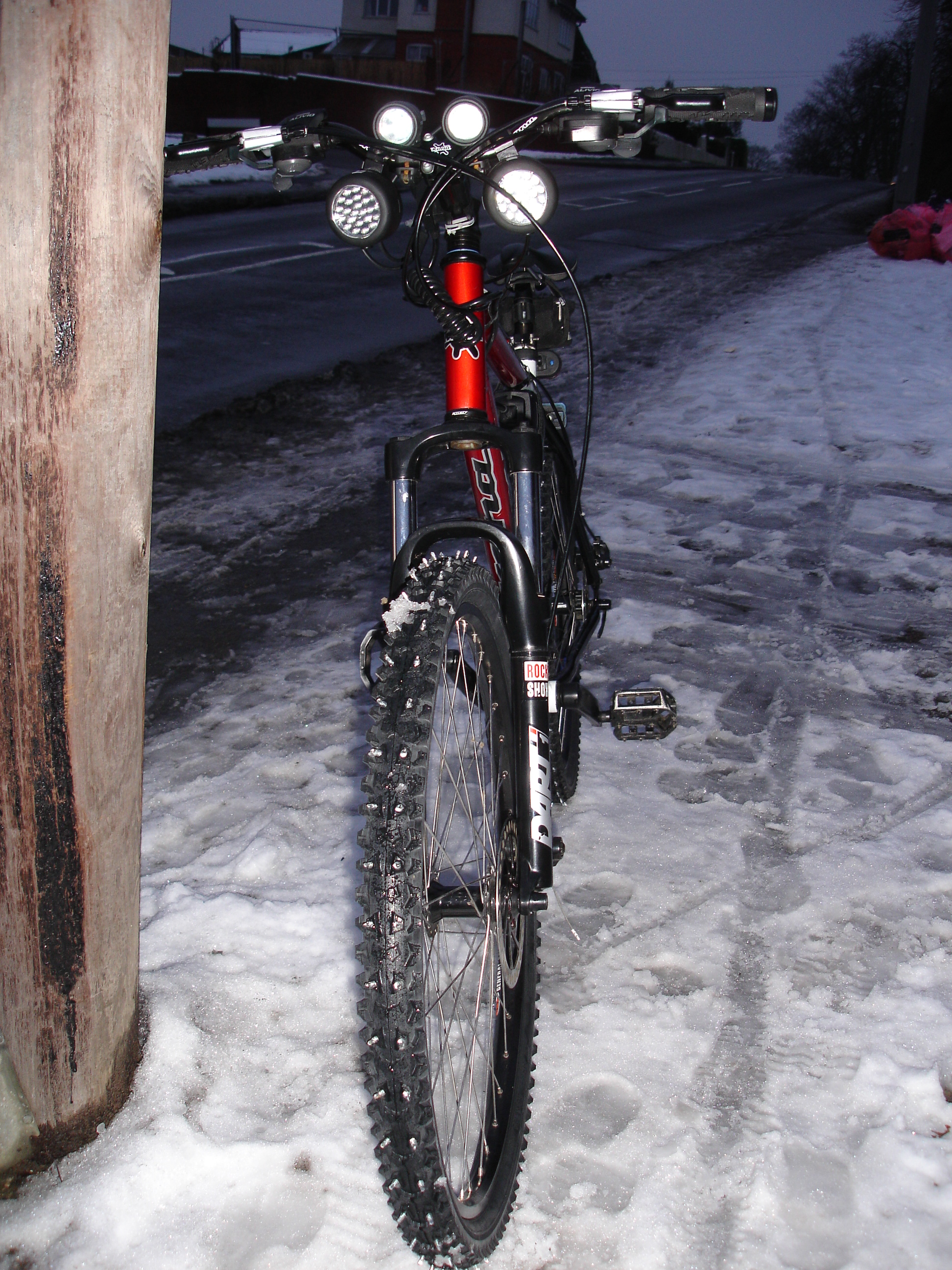 Ice Tyres for a Mountain Bike