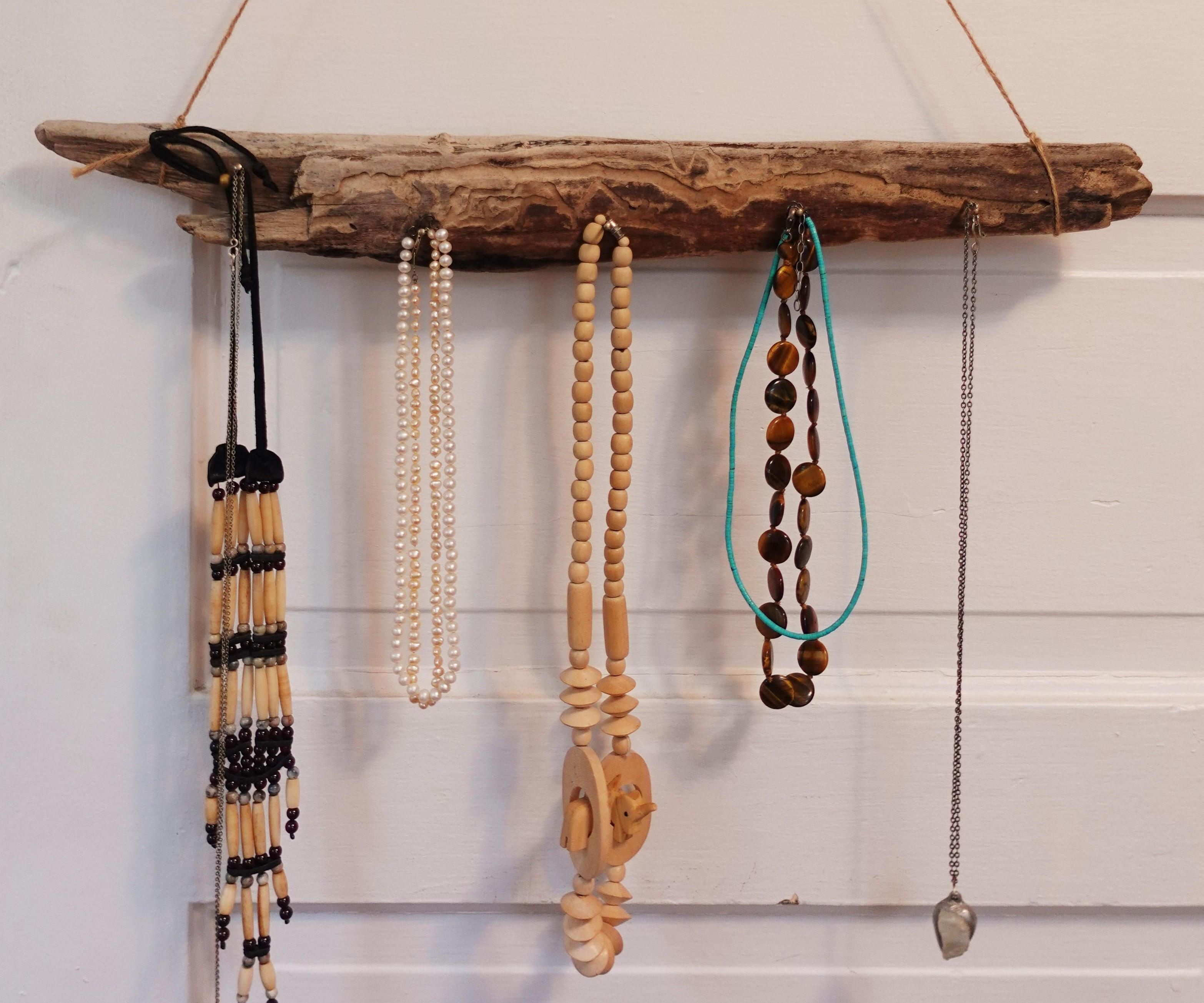 Driftwood Jewelry Organizer