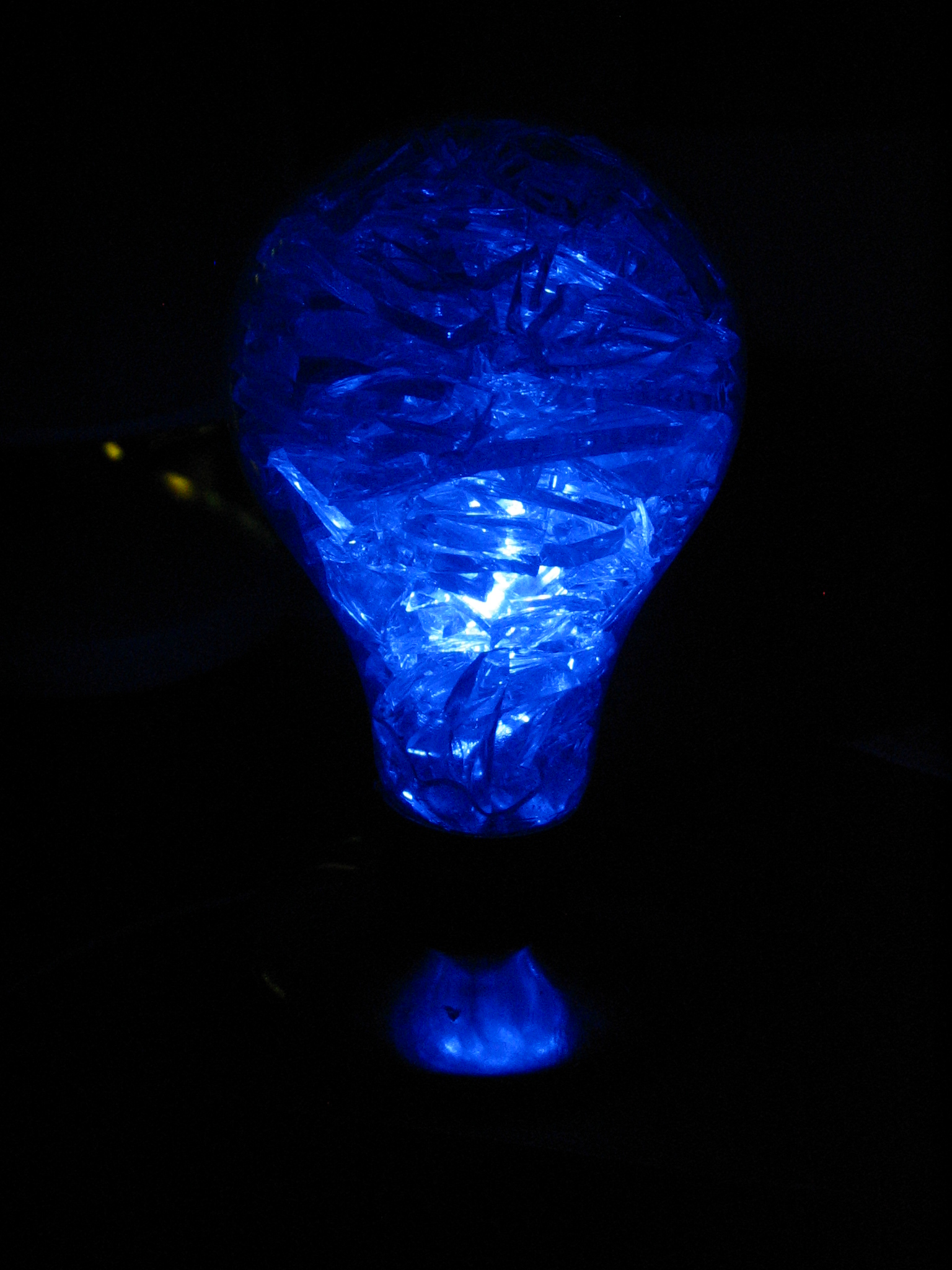 Get the LED Out: Glass Filled LED Lightbulb