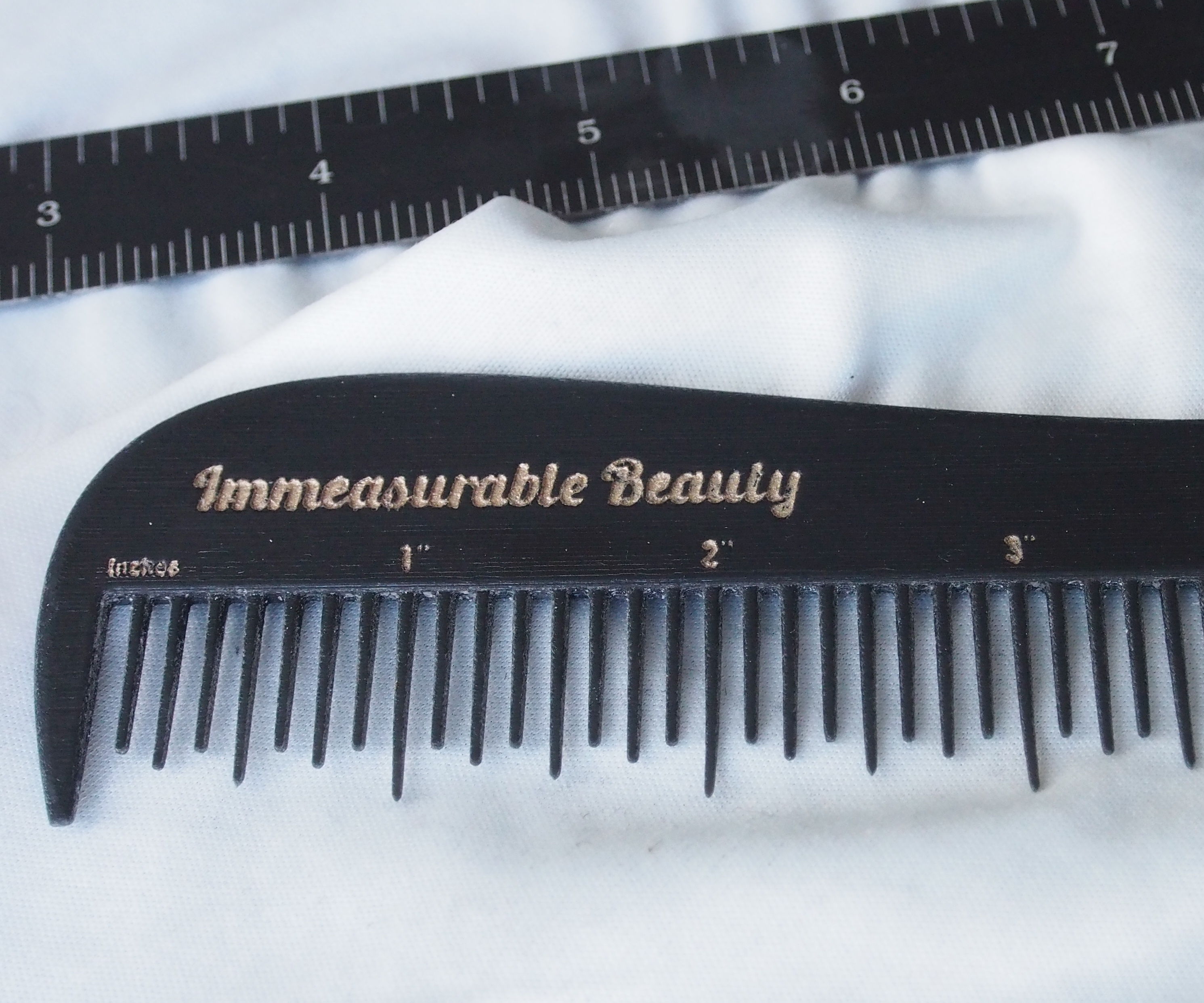 Immeasurable Beauty - a Comb That Is Also a Ruler