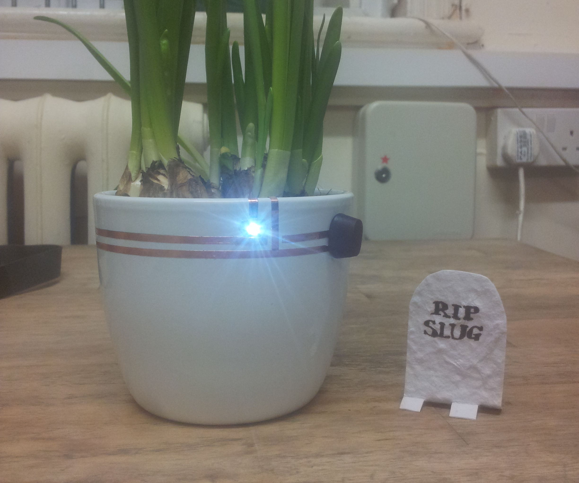 Slugitronics - Protecting Plants With Chibitronics