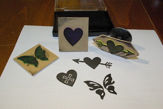 Stamps From Craft Foam.