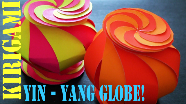 Ten Sided Yin - Yang Globe (Kirigami)!