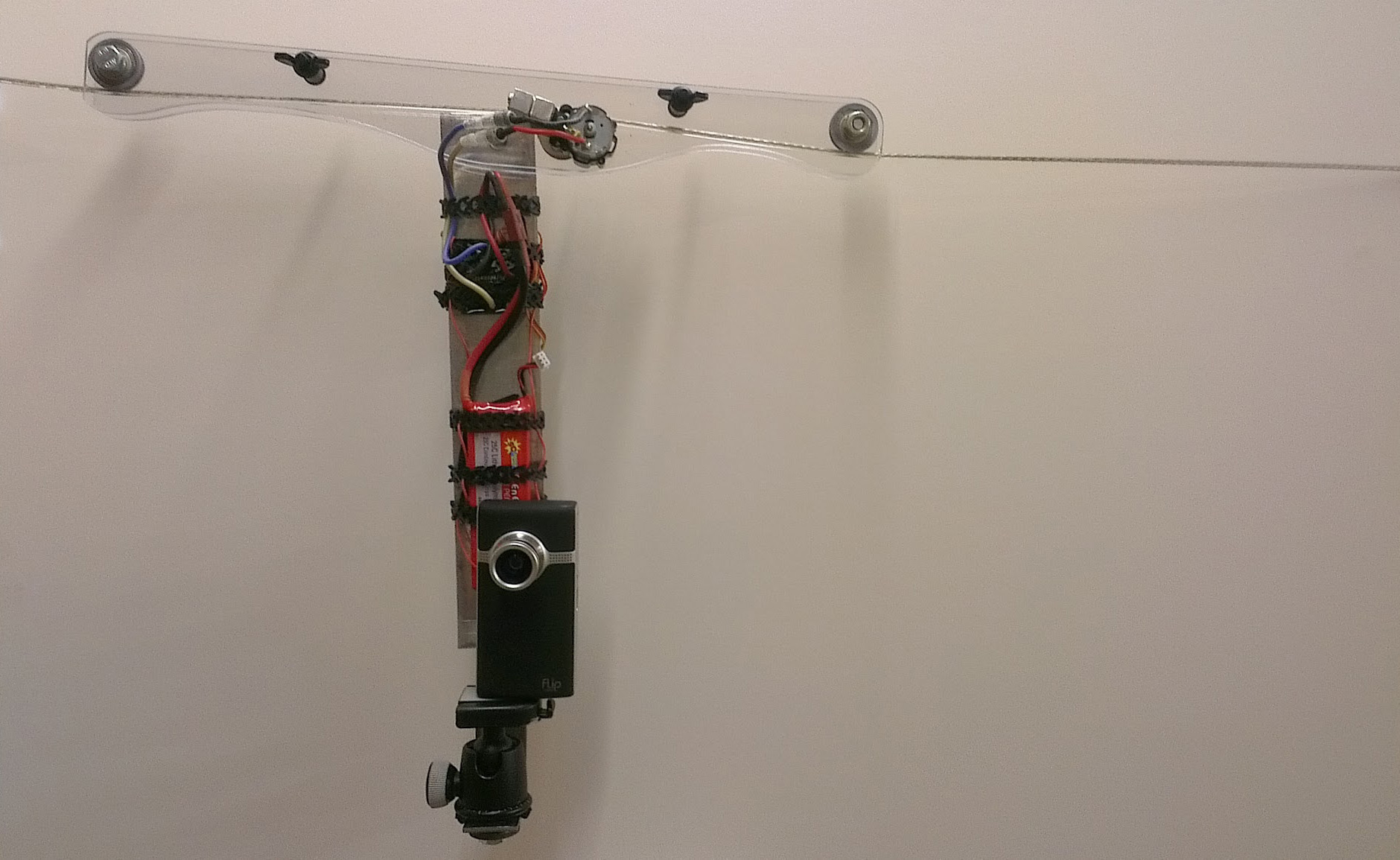 Radio Controlled Cable Dolly for Small Format Cameras