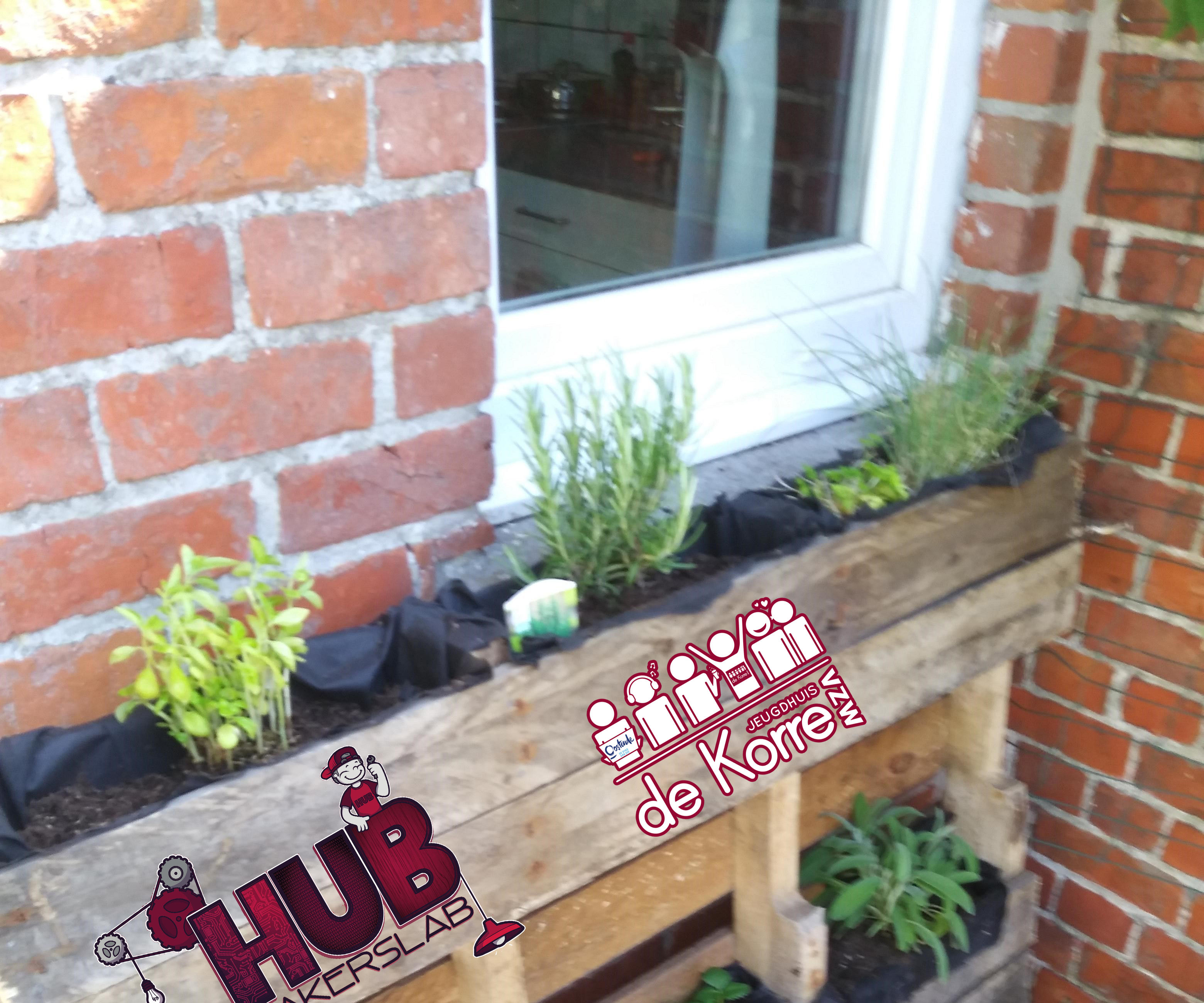 Pallet Kruiden Tuin