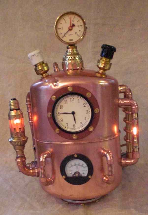 Steampunked Time Traveling Machine