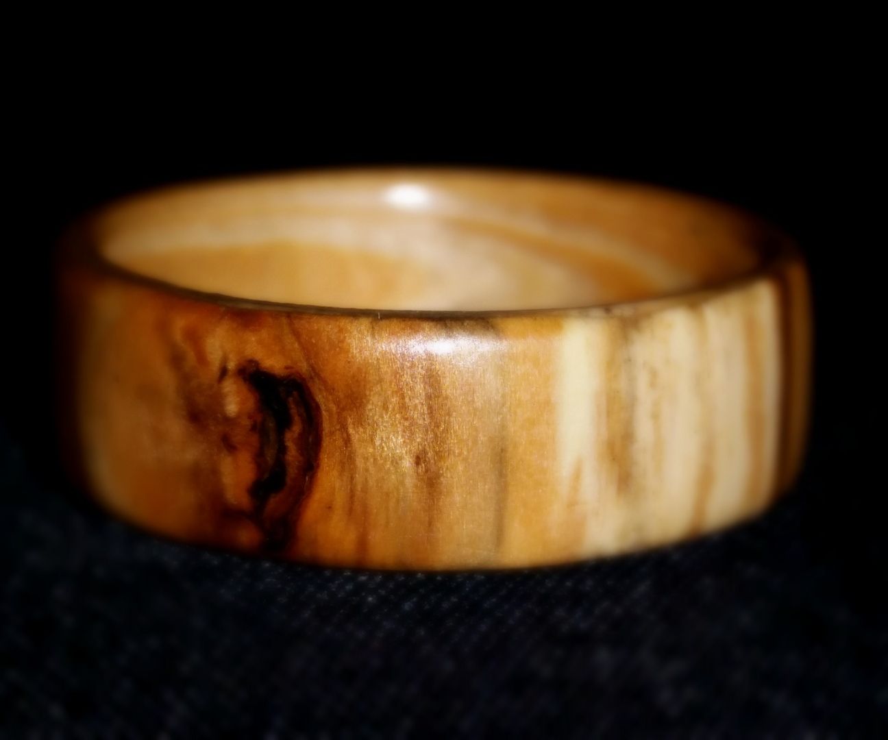 Bentwood Ring. Driftwood From the Oregon Coast and Douglas Fir.