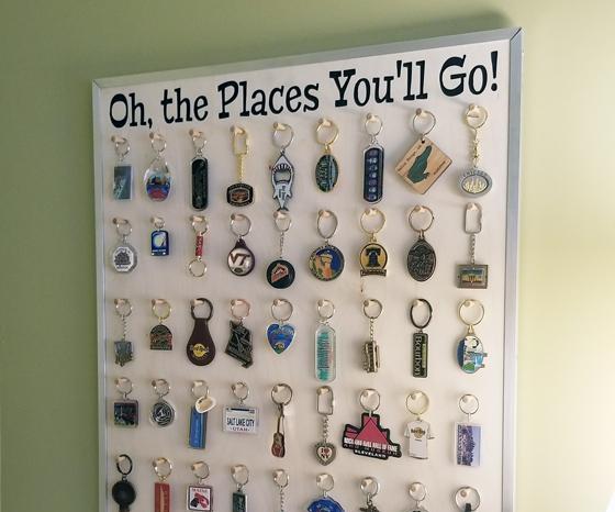 Keychain Collection Display