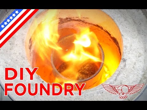 DIY Metal Foundry Project Tutorial - Melting aluminum in homemade furnace - ep31p2- Roma Custom Bike