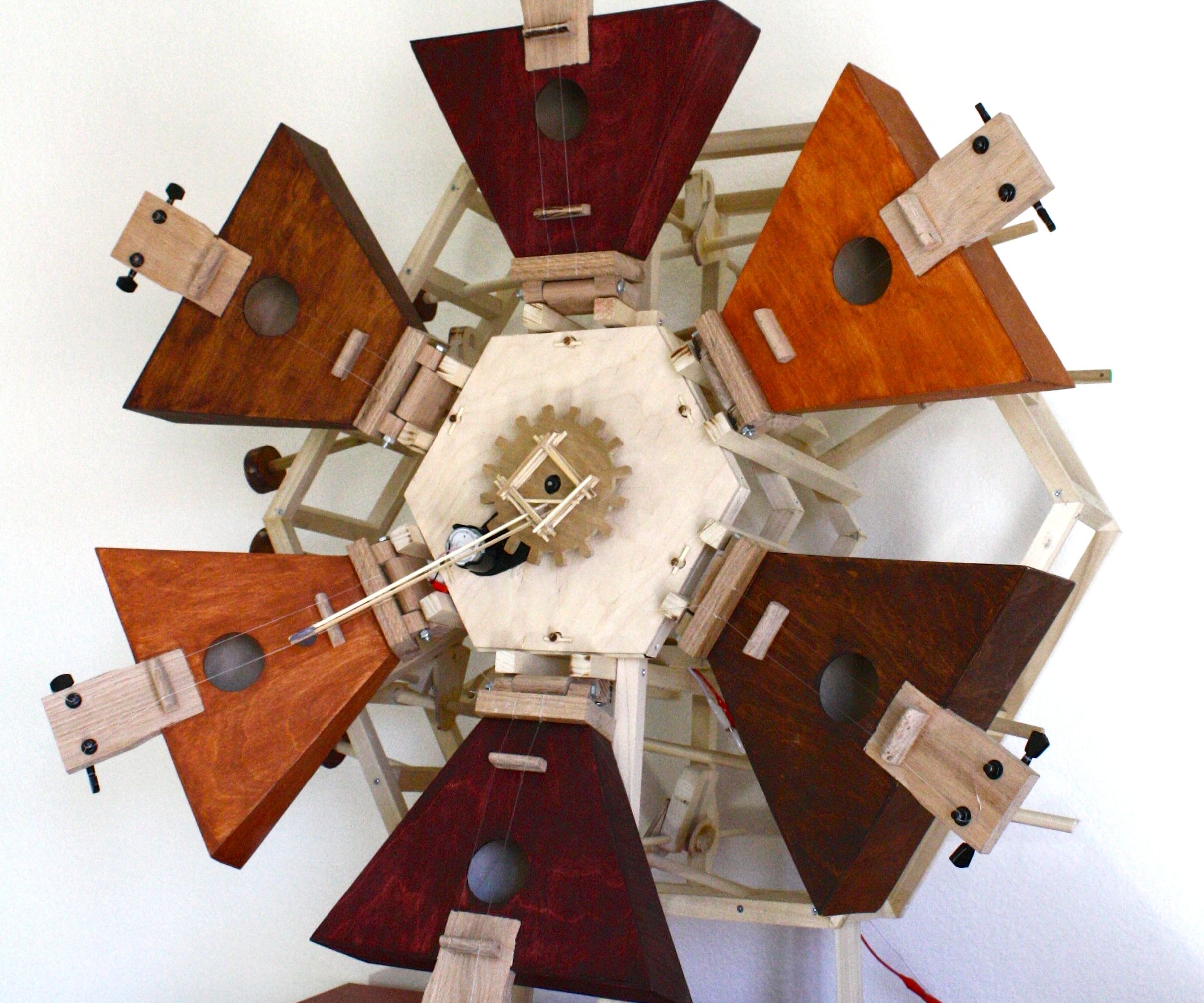 The Hexachord, a Rotary Musical Instrument