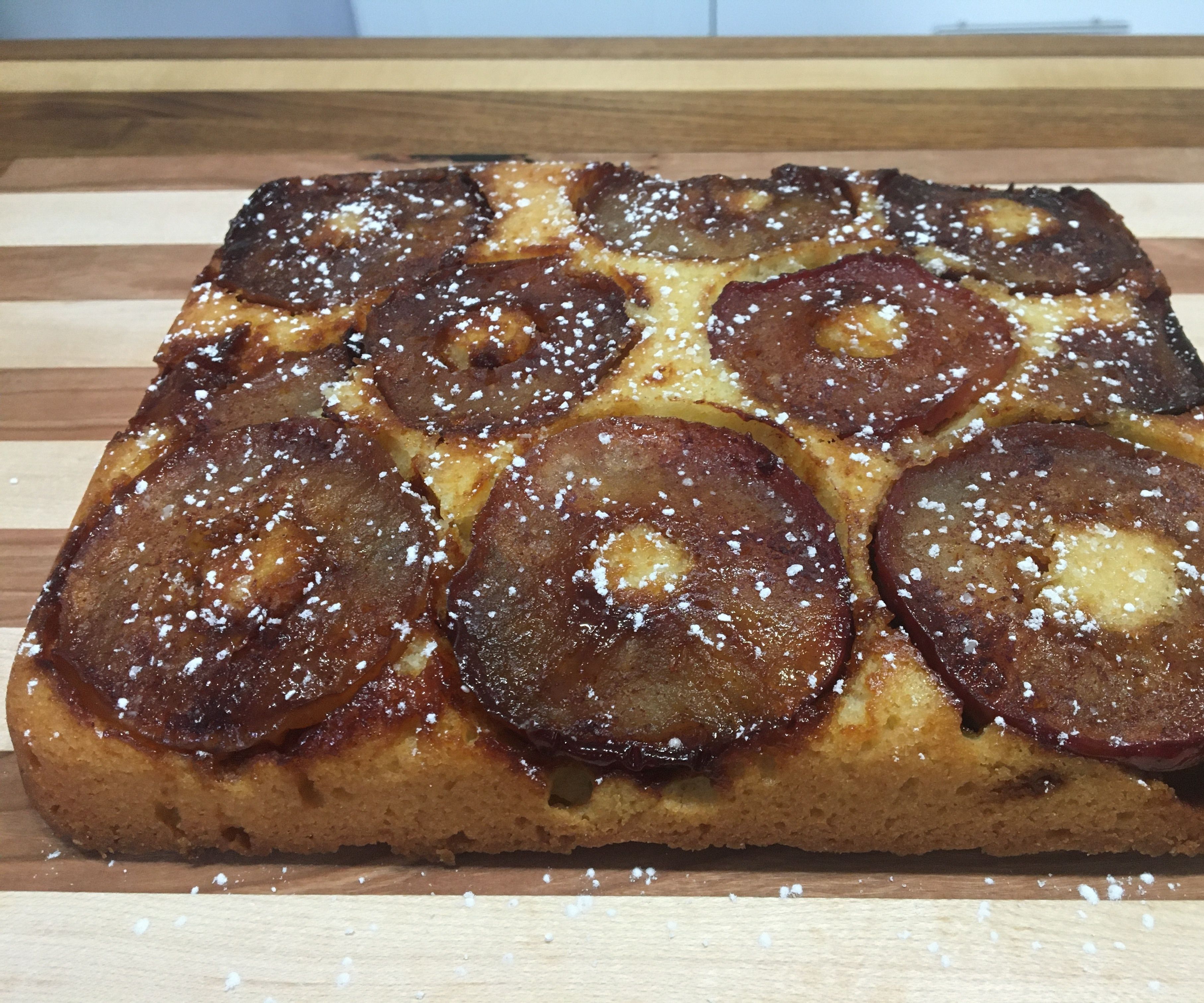 Fried Apple Upside Down Cake