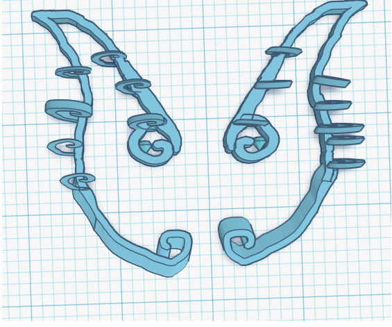 3D Elf Earrings 