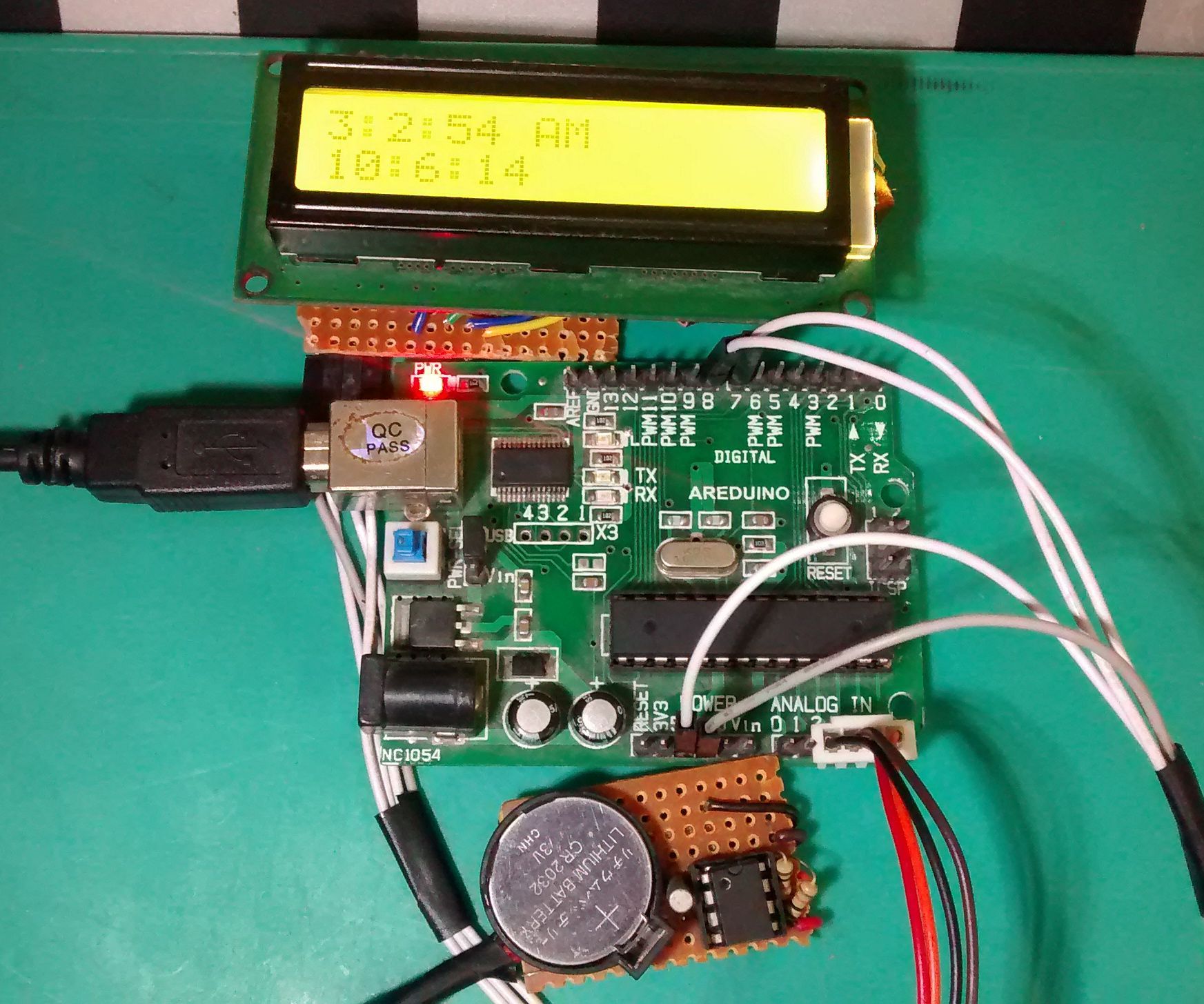 Arduino Real Time Clock (DS1307)