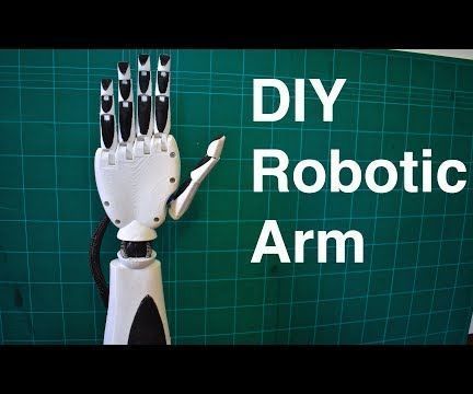 Robotic Arm 3D Printed (DIY Initial Prosthetic Prototype)