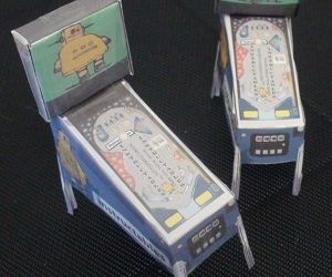 Papercraft Instructables Pinball Machine