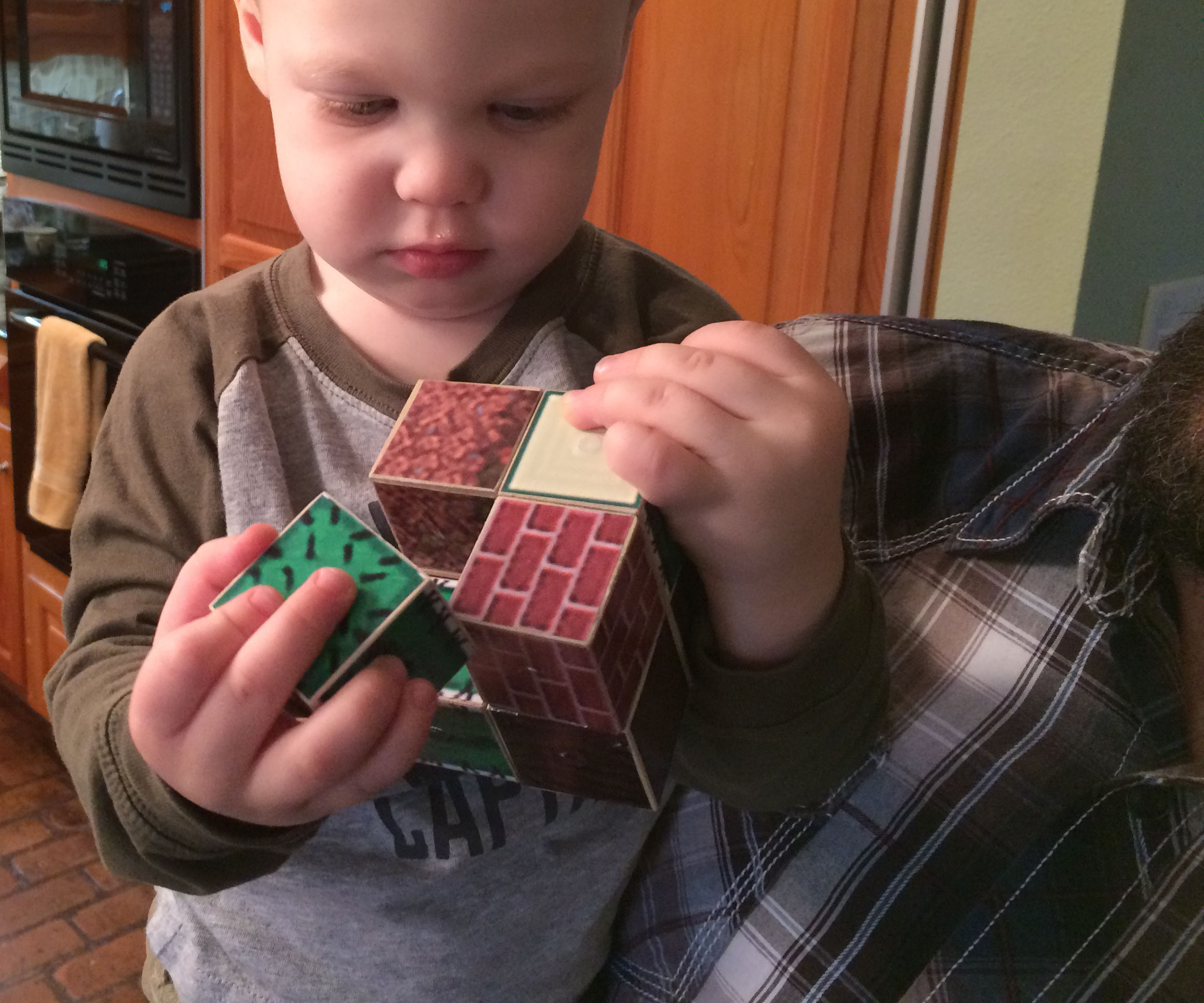 Magnetic Minecraft Blocks