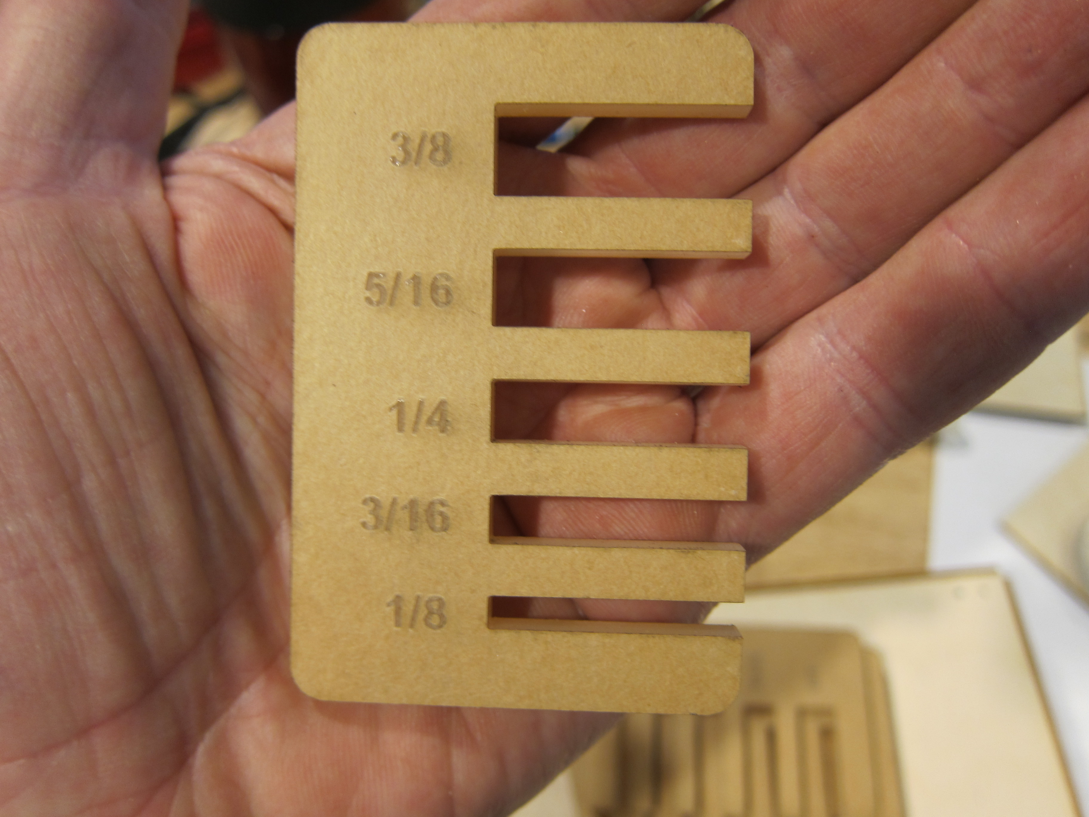 Lasercut Measuring Tool