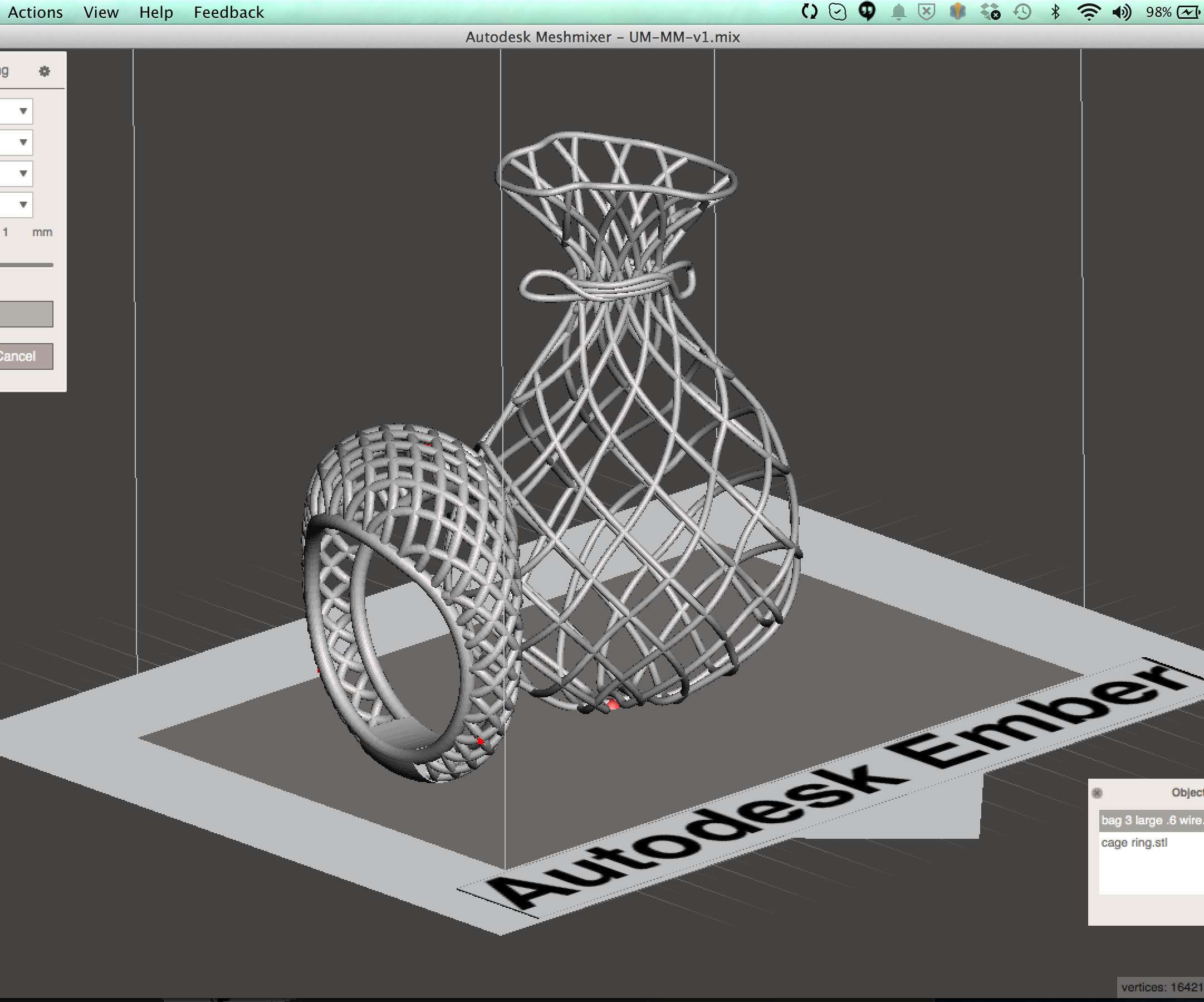 Meshmixer: Layout Models