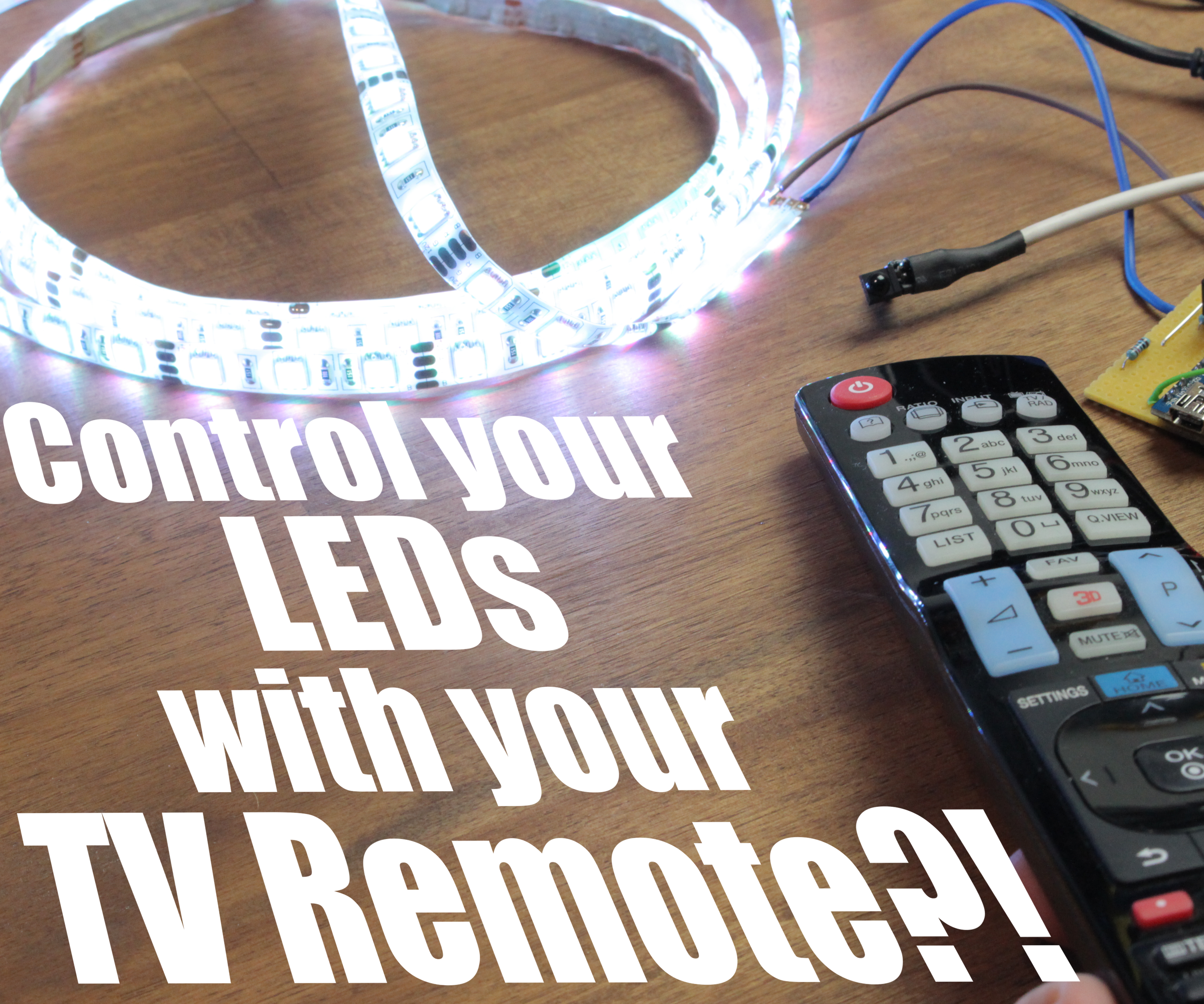 Control Your LEDs With Your TV Remote?! || Arduino IR Tutorial