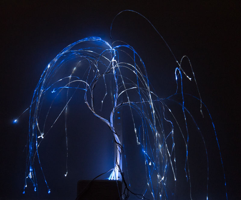 ‘Weeping Willow’ Optical Fiber Lamp