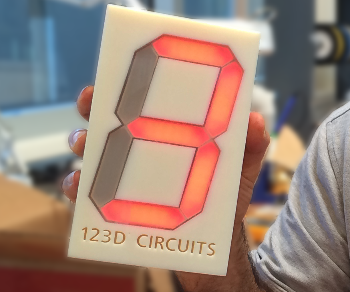 Accelerometer Dice With 123D Circuits