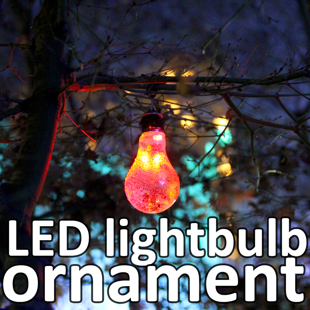 LED Lightbulb Ornament