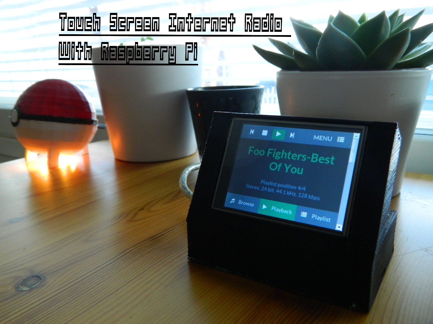 Touchscreen Internet Radio, Raspberry