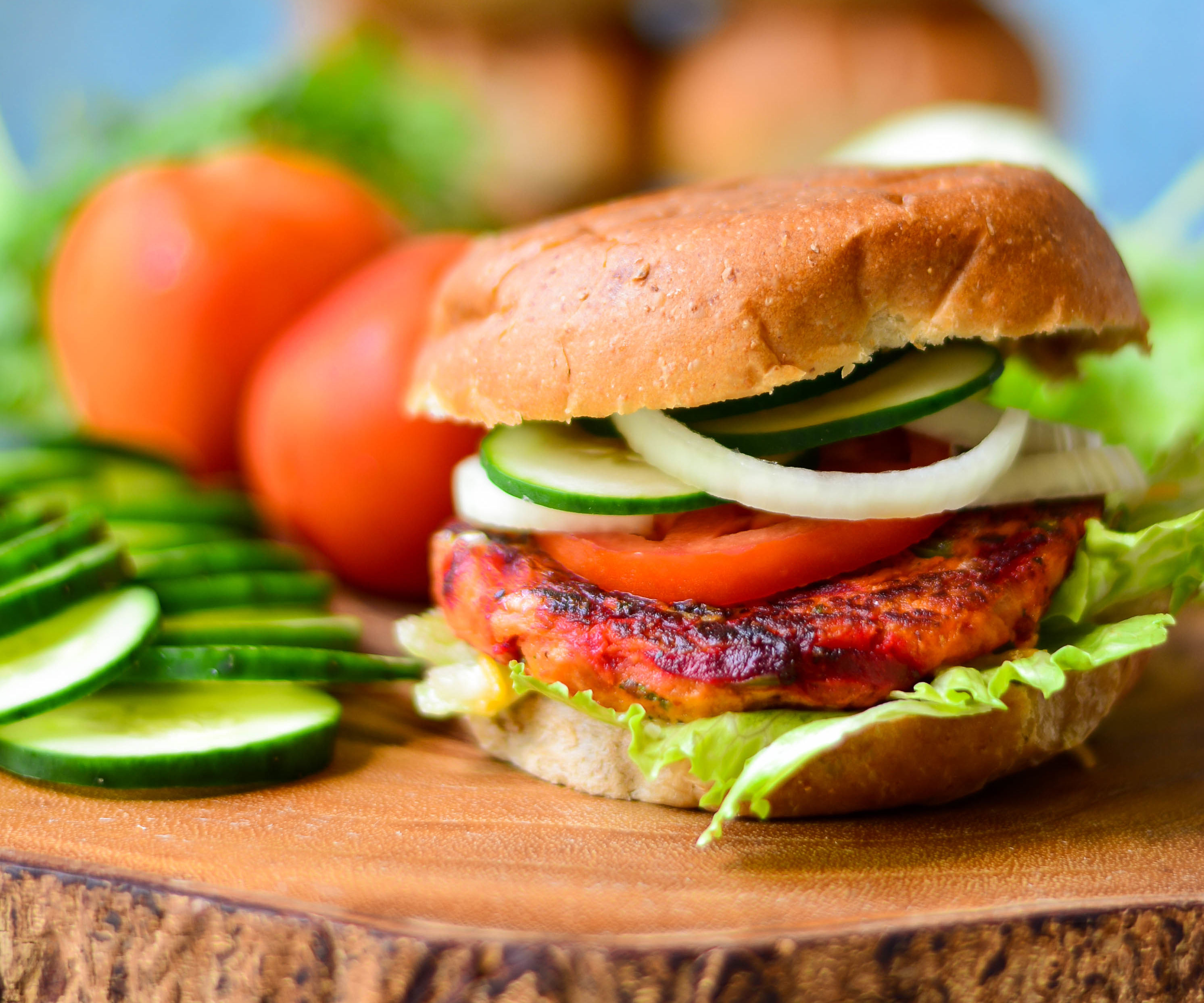 VEGAN Sweet Potato Burger