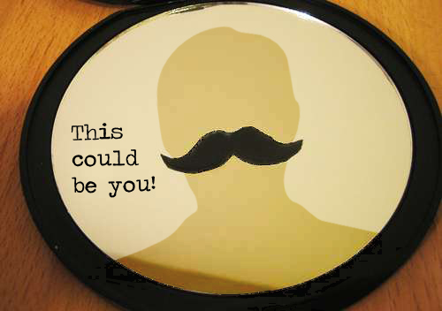 Mustache Mirror