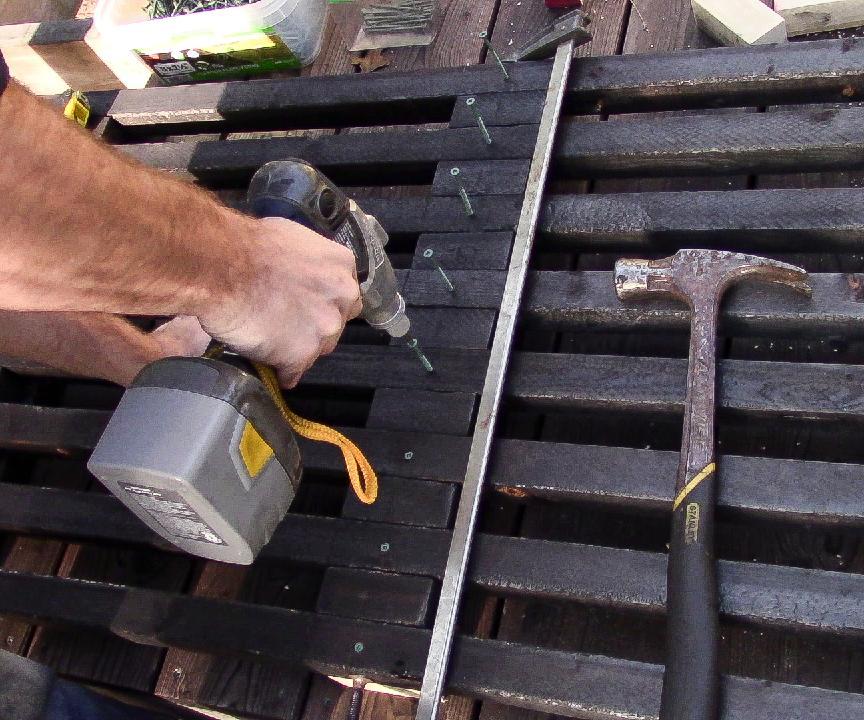 How to Make a Wooden Slat Walkway