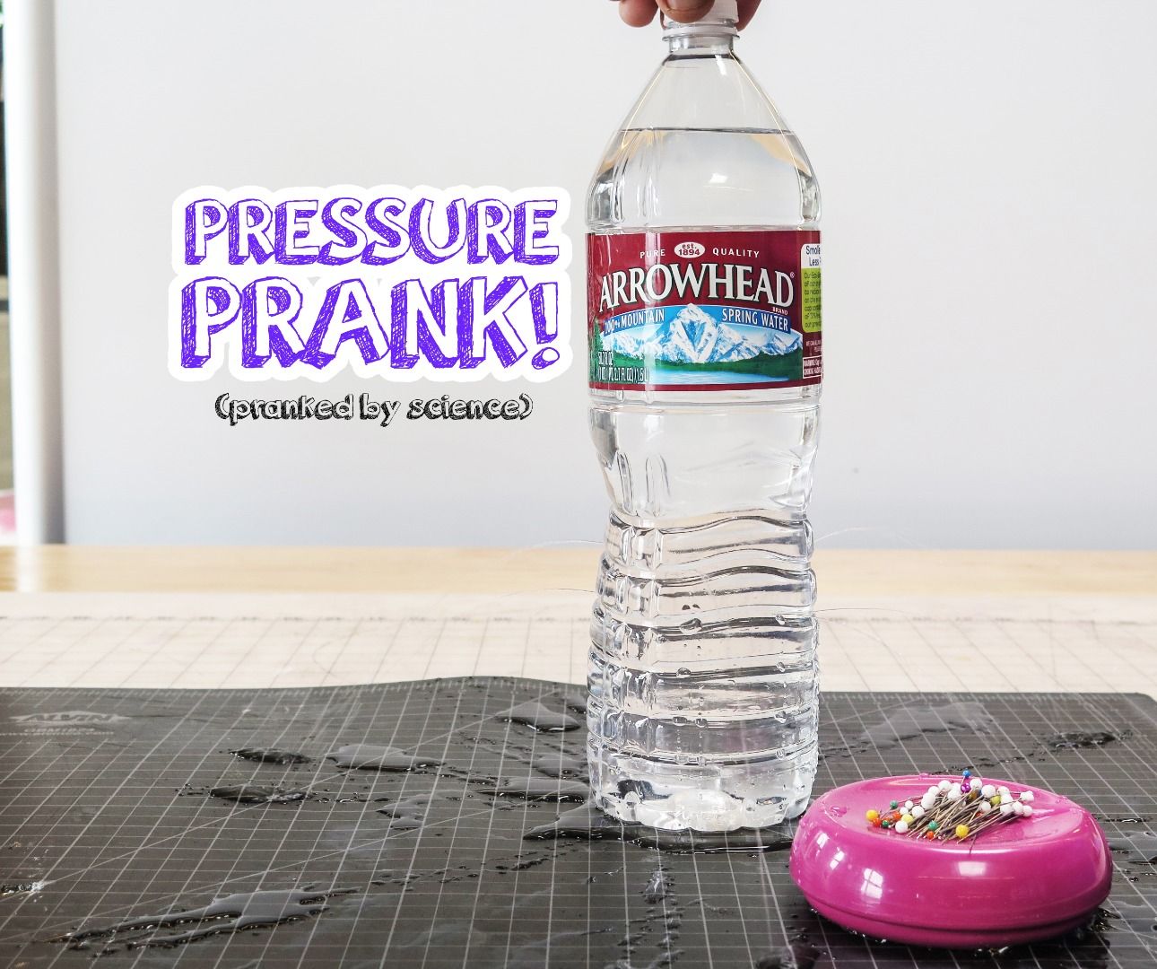 Water Bottle Pressure Prank! (pranked by Science)