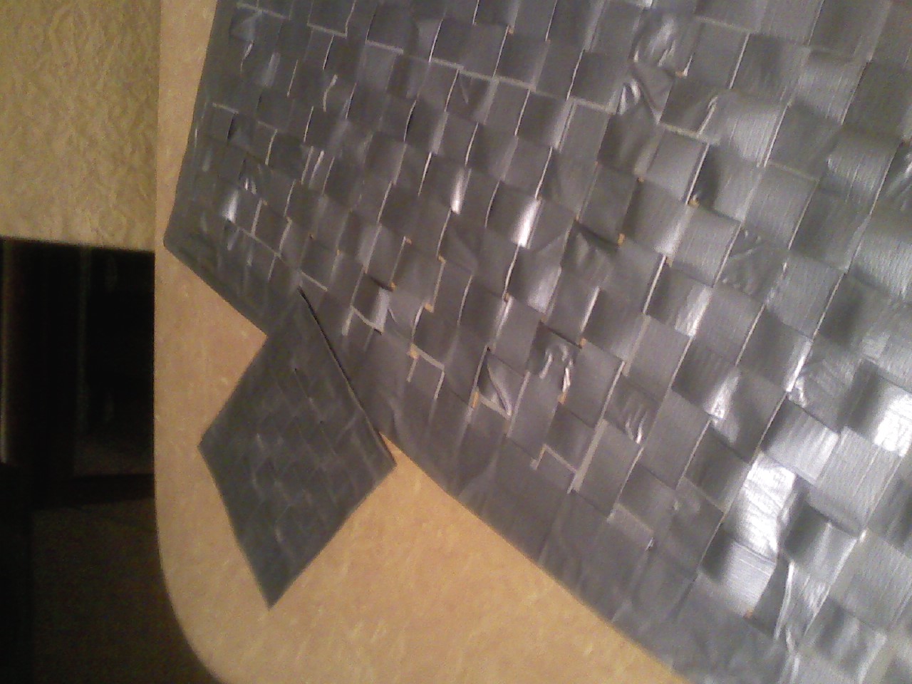 Duct Tape Woven Floor Mat/Coaster