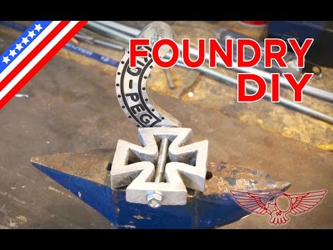 DIY Metal Foundry Project Tutorial - Casting aluminium motorcycle piece - ep 31p3 - Roma Custom Bike