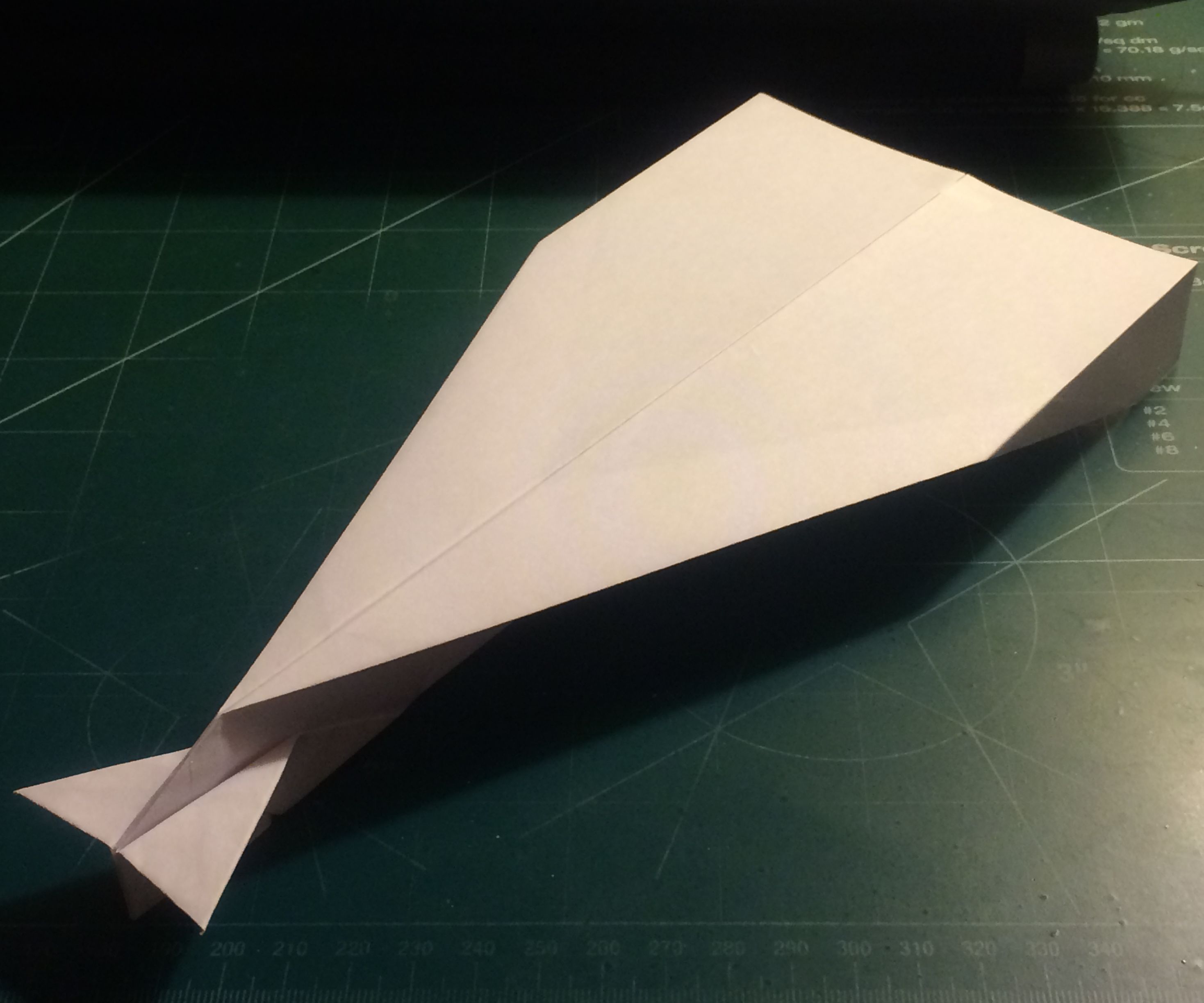 How to Make the AeroDagger Paper Airplane